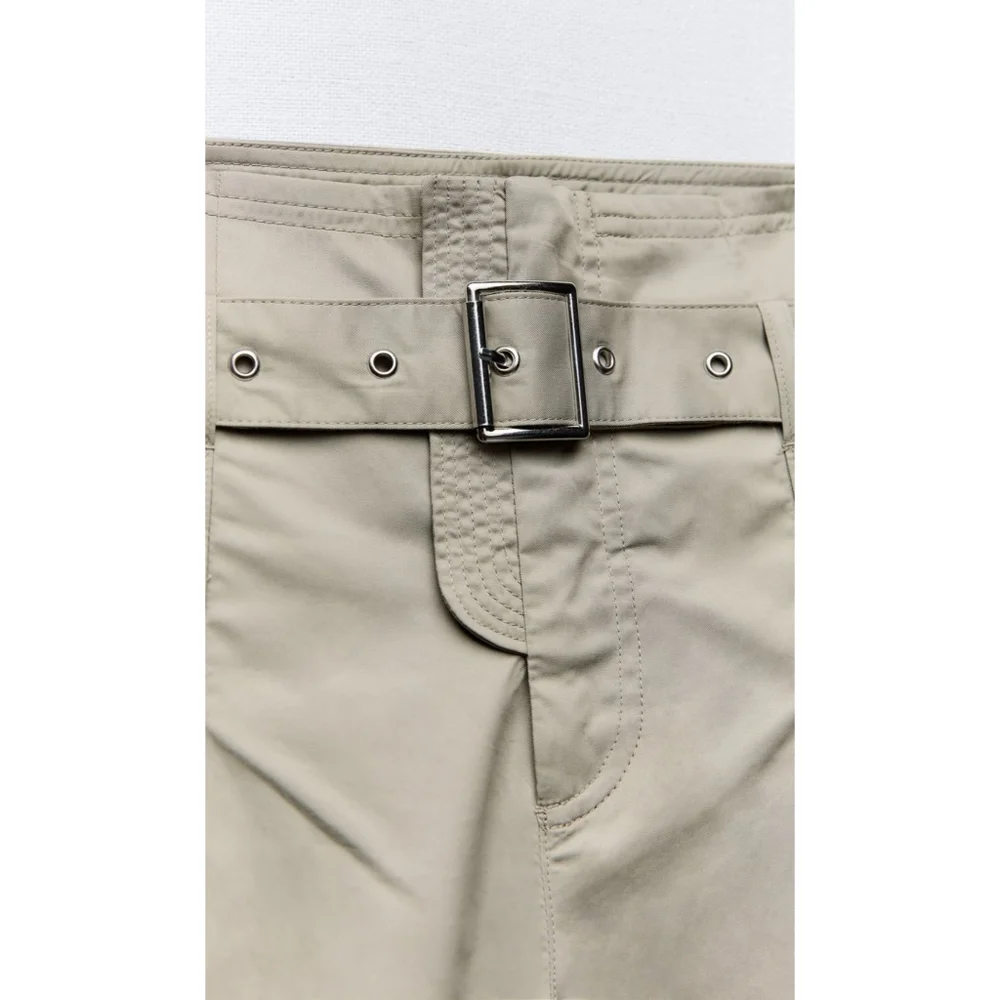 Zara Belted Wide Pants Size XS